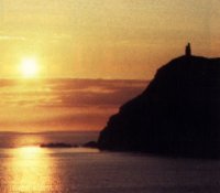 Sunset over Port Erin Bay