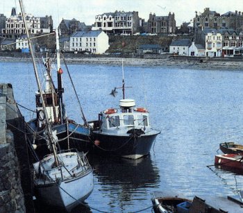 Looking toward the Balmoral from the harbour
